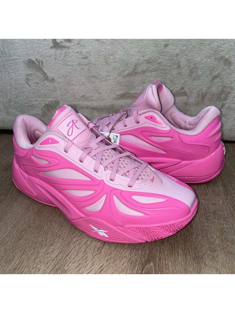 NEW Reebok Basketball Angel Reese 1 “Mebounds” Pink Shoes Rare Limited Mens 10